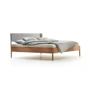 Bett Alwy mit Polsterbetthaupt
