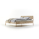 Bett Alwy mit Holzbetthaupt in Zirbe